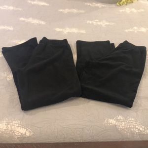 Set of two fleece pants